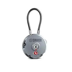 Savior Equipment Cable Lock 3-Digit Combination SW Gray