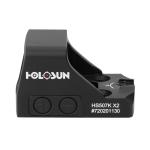 HOLOSUN HS507K X2 REFLEX SIGHT RED 2 MOA DOT & 32 MOA CIRCLE