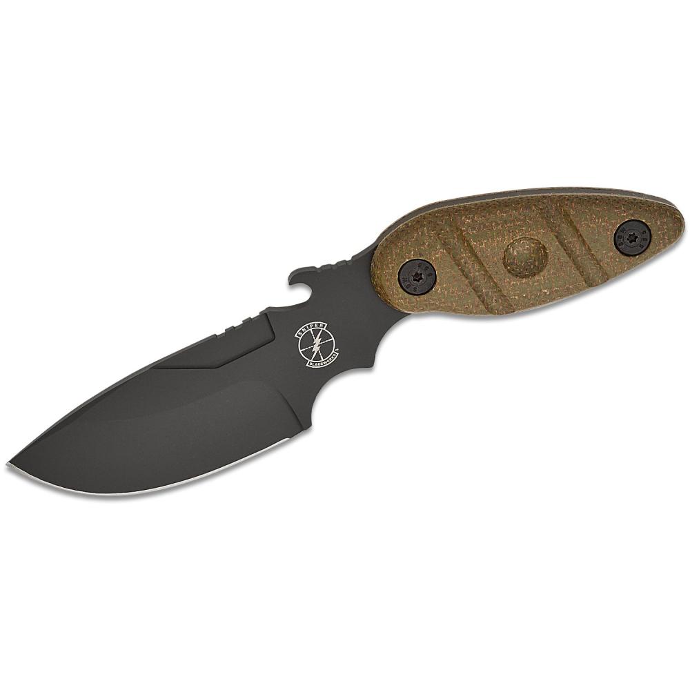 Sniper Bladeworks UC Utility Skinner OD Green Handle with Black Blade