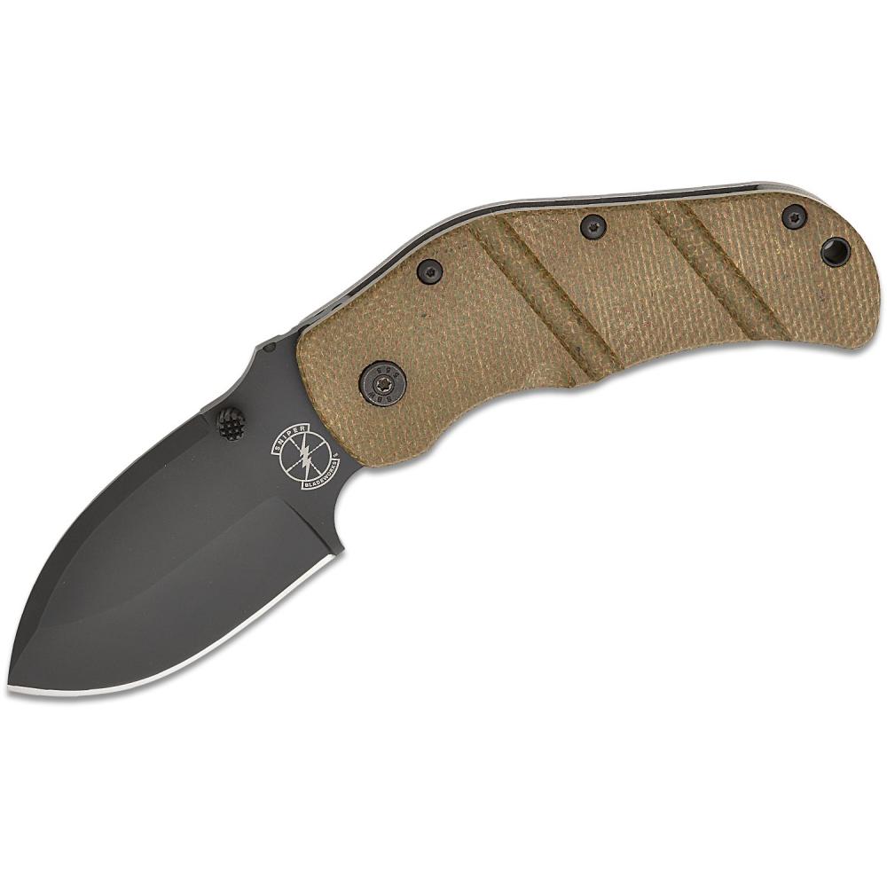 Sniper Bladeworks TOG OD Green Handle with Black Blade
