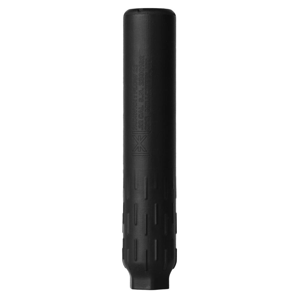 Huxwrx Flow 22 Ti Rimfire Black Suppressor