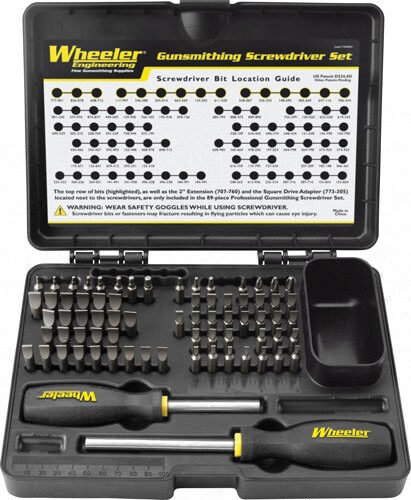Wheeler Pro Gunsmith Screwdriver Set - 72/ct