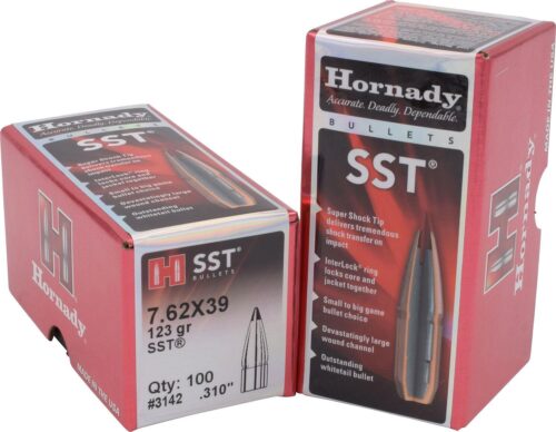Hornady 3142 SST  7.62mm .310 123 gr Super Shock Tip 100 Per Box/
