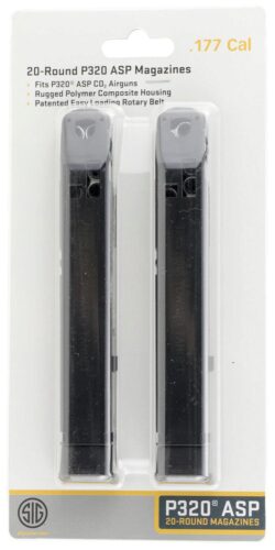 Sig Sauer Airguns AIRAMPC17720 Replacement Magazine  177 Polymer
