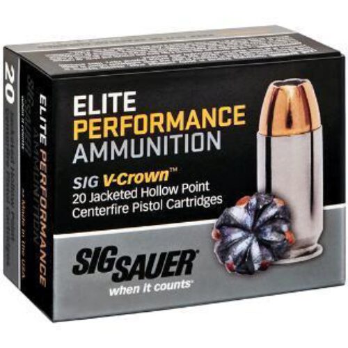 Sig Sauer E45AP120 Elite Performance  45 ACP 200 gr V Crown Jacke
