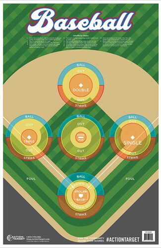 Action Target GSBASE100 Entertainment  Ball Field Paper Hanging 2