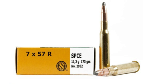 7X57MM RIMMED 173GR SPCE AMMO