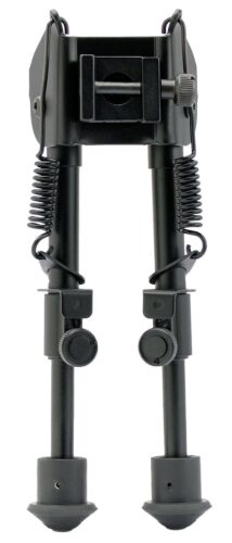 SME SMEBPSPR Shooting  Bipod Black Anodized 6-9 Aluminum