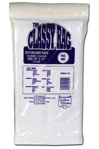 Southern Bloomer 112 Cleaning Patches  Cotton 12 x 12 12 Per Bag