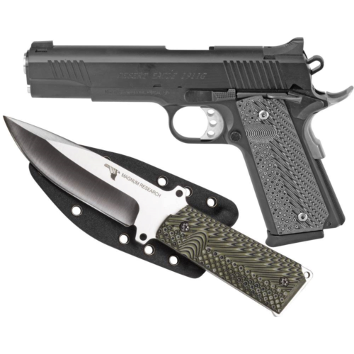DE 1911 10MM 5 BLK W/KNIFE