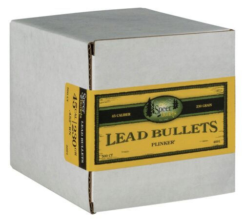 Speer 4691 Handgun  45 Cal .452 230 gr Lead Round Nose 500 Per Bo