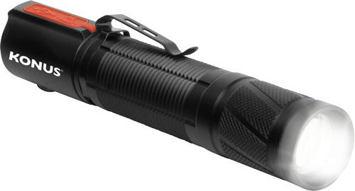 Konus RC-7 Rechargeable Tactical Zoom Flashlight - 1200 Lumens