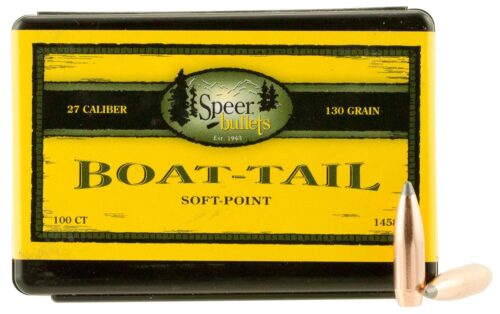 Speer 1458 Boat-Tail  270 Cal .277 130 gr Spitzer Boat Tail Soft