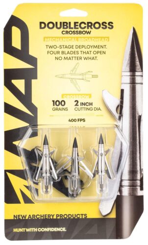 NAP NAP60087 Spitfire Doublecross Broadhead 100 GR/ 3 Pack