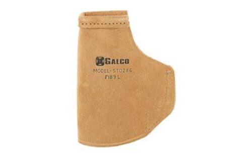 Galco STO286 Stow-N-Go  IWB Natural Leather Belt Clip Fits Glock