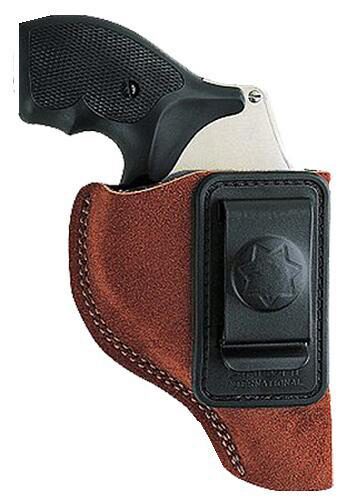 Bianchi 10380 6C  IWB Tan Leather Belt Clip Fits 2 Barrels/Ruger/