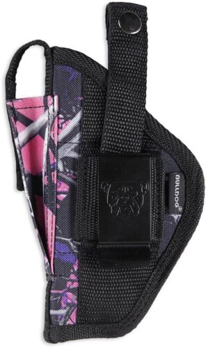 Bulldog FSN24MDG Extreme  OWB Muddy Girl Camo Nylon Belt Loop/Cli