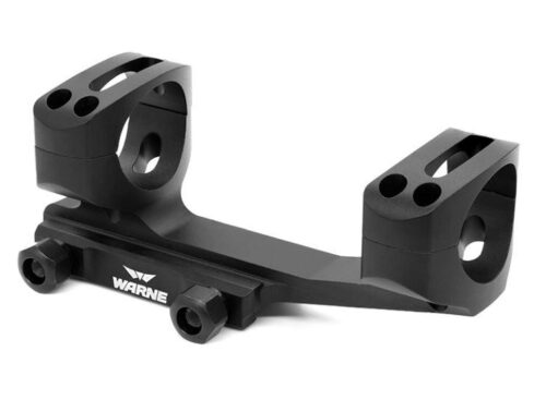 Warne XSKEL34TW X-SKEL Gen 2 Scope Mount/Ring Combo Black Anodize