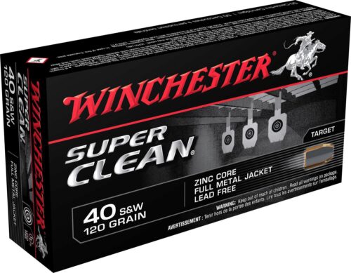 Winchester Ammo W40SWLF Super Clean  40 S&W 120 gr Lead Free Full