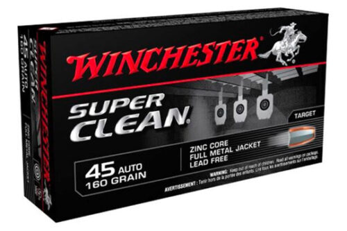 Winchester Ammo W45LF Super Clean  45 ACP 160 gr Lead Free Full M