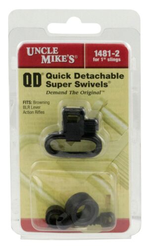Uncle Mike's 14812 Super Swivel  Quick Detach 115 BLR Blued 1 Loo