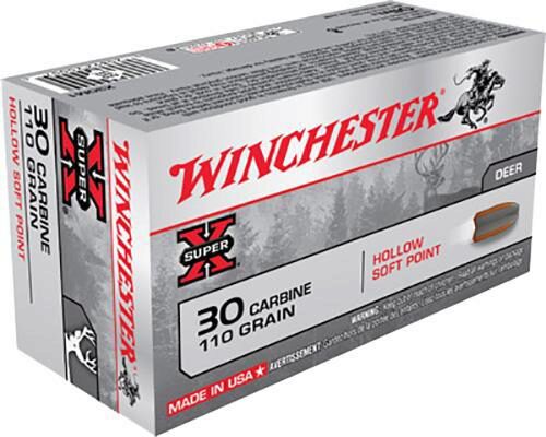 Winchester Ammo X30M1 Super X  30 Carbine 110 gr Hollow Soft Poin