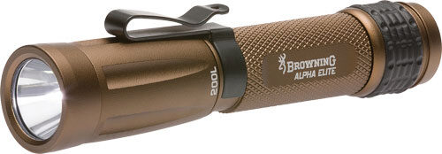 Browning Tactical Alpha Elite LED Aluminum Flashlight - Bronze