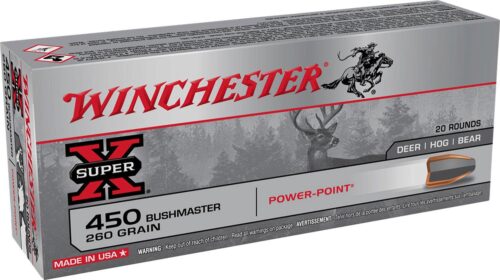 Winchester Ammo X4501 Power-Point  450 Bushmaster 260 gr Power Po