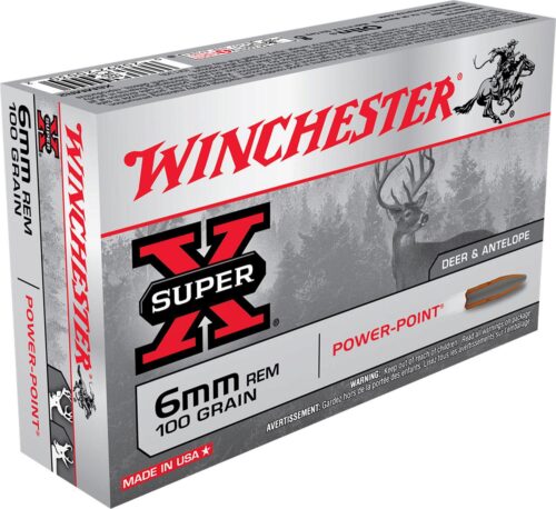 Winchester Ammo X6MMR2 Power-Point  6mm 100 gr Power Point 20 Per