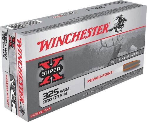 Winchester Ammo X325WSM Super X  325 WSM 220 gr Power Point 20 Pe