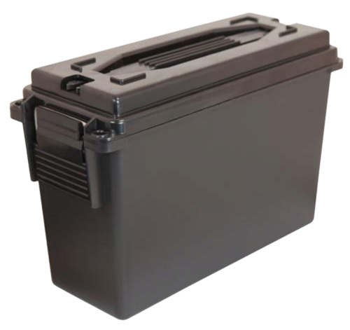 Berry's 40 cal Plastic Ammo Can Black