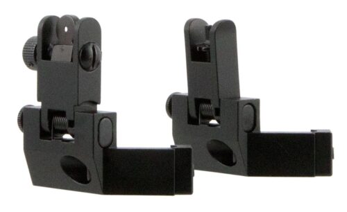 TacFire IS003 45 Degree Flip Up Iron Sight/Springloaded  Black An