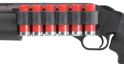 TacStar 1081030 Shotgun Rail Mount  with SideSaddle Black Hardcoa