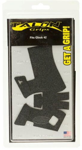 Talon Grips 108G Adhesive Grip  Compatible w/Glock 42, Black Text