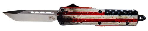 Templar Knife SWUS232 Wood US Flag Gen II Small 2.69 OTF Tanto Pl