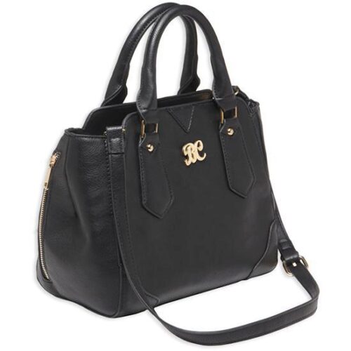 Bulldog BDP020 Satchel Purse w/Holster Black Leather for Small Au