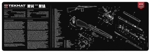 TekMat TEKR36M14 M14 Cleaning Mat Springfield M1A Parts Diagram 1