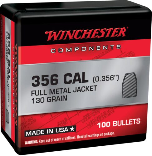 Winchester Ammo WB38MC130X Centerfire Handgun Reloading 38 Cal .3