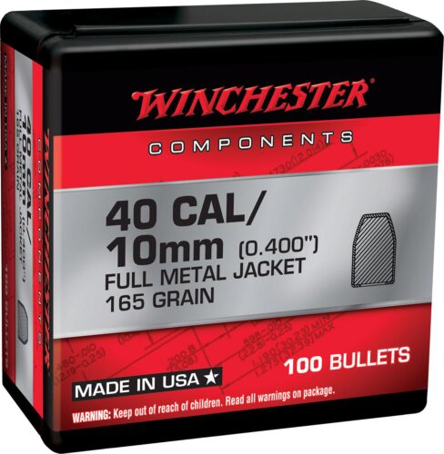 Winchester Ammo WB40TC165X Centerfire Handgun Reloading 40 S&W .4