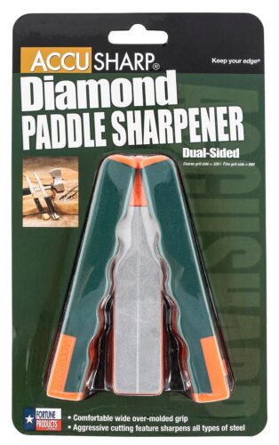 AccuSharp 077C Paddle Sharpener Folding Fine, Coarse Diamond Shar