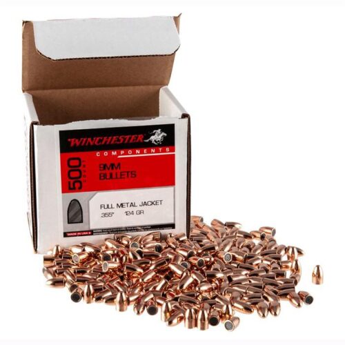 Winchester Ammo WB9MC124D Centerfire Handgun Reloading 9mm .355 1
