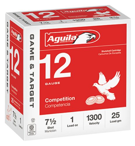 Aguila 1CHB1327 Competition Game & Target 12 Gauge 2.75 1 oz 7.5