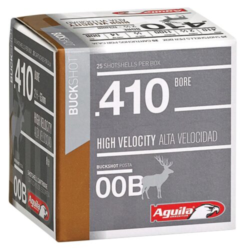 Aguila 1CHB4139 Buckshot High Velocity 410 Gauge 2.50 1/2 oz 9 Sh