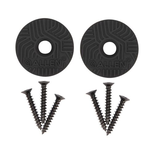 Allen 5649 Disc Gun & Tool Magnet Set Black Metal Screw On 2 pk