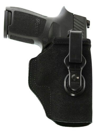 Galco TUC662B Tuck-N-Go 2.0 IWB Black Leather UniClip/Stealth Cli