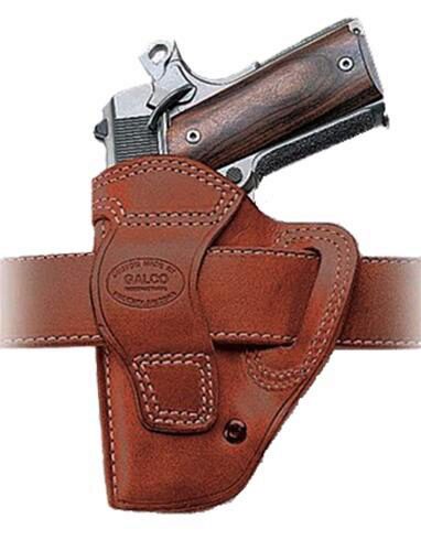 Galco AV266 Avenger  OWB Tan Leather Belt Slide Fits 4-4.25 1911