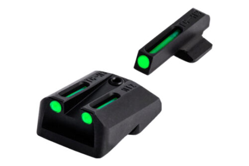 TruGlo TG131NT3 TFO  Black | Green Tritium & Fiber Optic Front Si