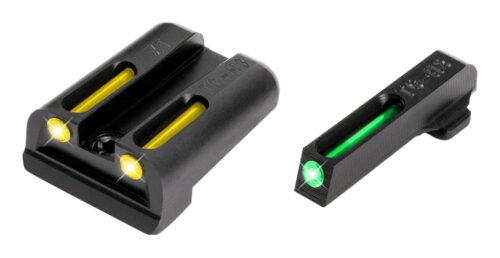 TruGlo TG131XTY TFO  Black | Green Tritium & Fiber Optic Front Si