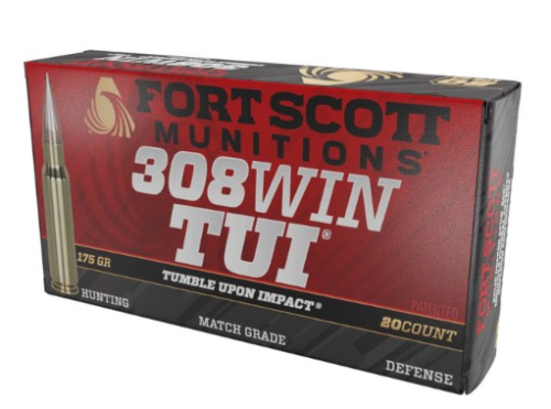 Fort Scott Munitions 308175SCV2 Tumble Upon Impact (TUI) Rifle 30
