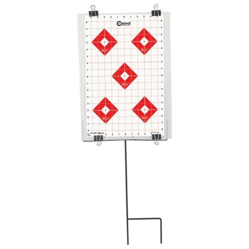 Caldwell 110005 Ultra Portable Target Stand Black/Red/White Steel